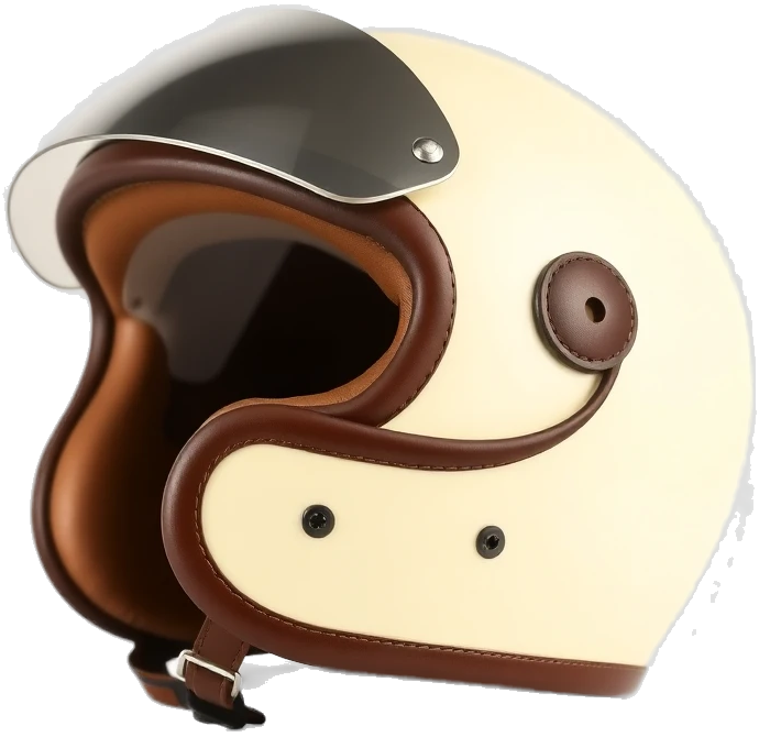 Casco Abierto Vintage